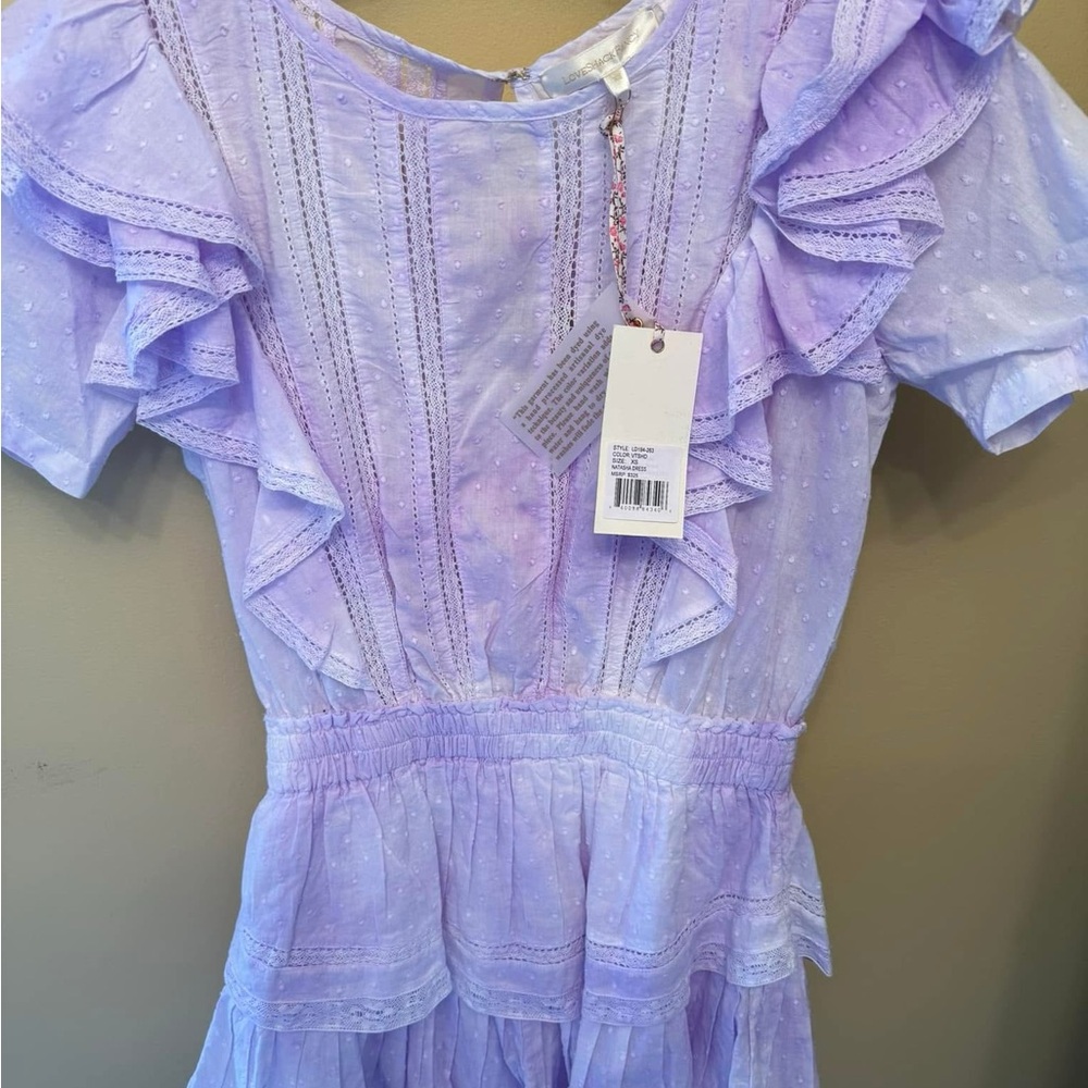 LoveShackFancy Lilac Natasha dress